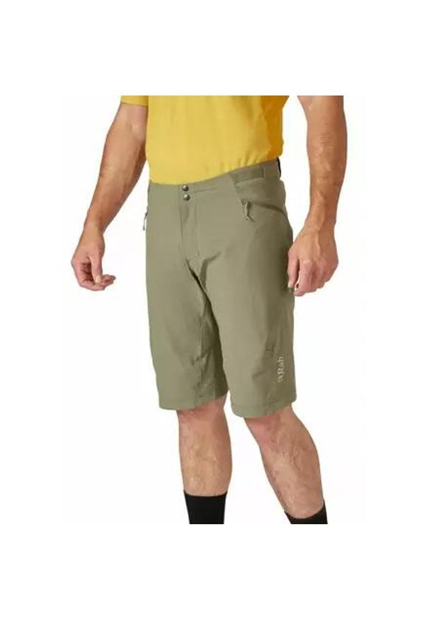 Spodenki rowerowe męskie Rab Cinder Crank Shorts. Kolor: szary