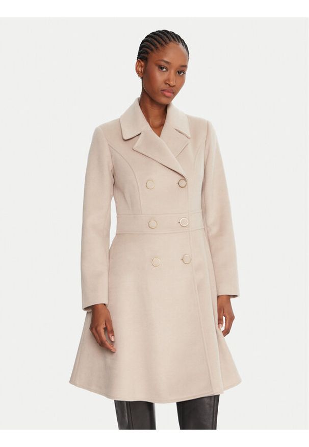 Rinascimento Płaszcz przejściowy CFC0126213003 Beżowy Regular Fit. Kolor: beżowy. Materiał: syntetyk