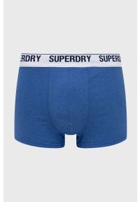 Superdry bokserki (2-pack) męskie. Kolor: niebieski. Materiał: bawełna