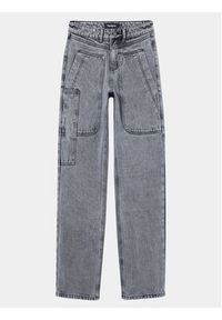 Desigual Jeansy Mackenzie 24SWDD56 Szary Straight Fit. Kolor: szary #5