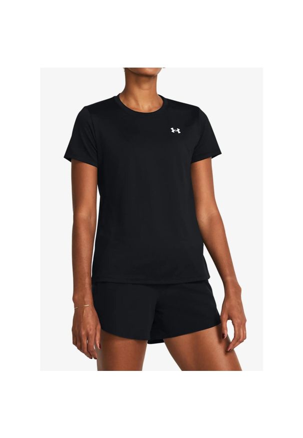 Koszulka szybkoschnąca damska Under Armour Tech SSC. Kolor: czarny. Sport: fitness