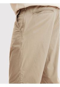 Tom Tailor Szorty materiałowe 1031444 Brązowy Regular Fit. Kolor: brązowy. Materiał: materiał, bawełna #5