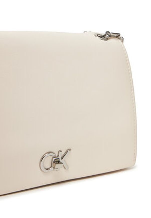 Calvin Klein Torebka K60K612810 Écru. Materiał: skórzane