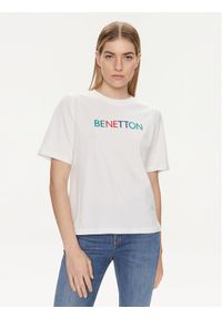 United Colors of Benetton - United Colors Of Benetton T-Shirt 3BL0D1064 Kolorowy Regular Fit. Materiał: bawełna. Wzór: kolorowy