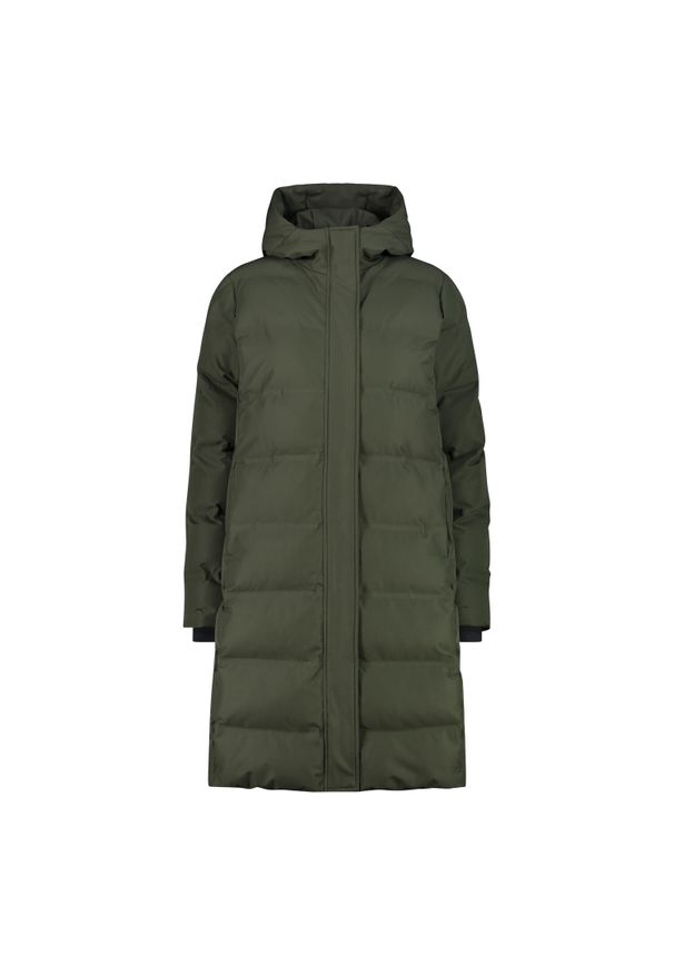 Płaszcz damski turystyczne CMP 34K0096. Kolor: zielony. Sport: turystyka piesza