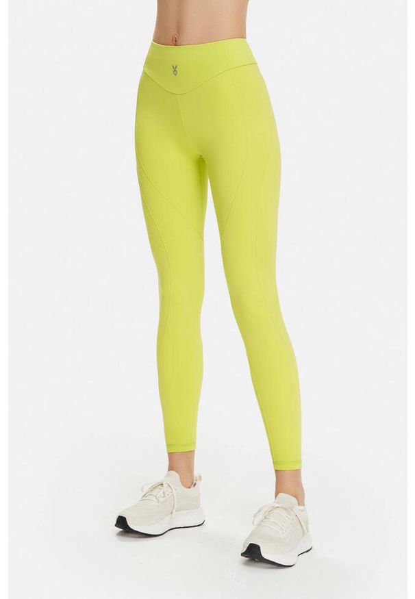 Legginsy energy Cardio Bunny. Kolor: zielony, wielokolorowy, żółty