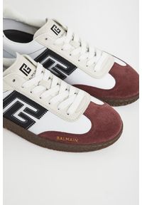 Balmain - Sneakersy męskie skórzane BALMAIN. Materiał: skóra #4