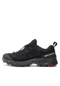 salomon - Salomon Trekkingi X Ward Leather GORE-TEX L47182600 Czarny. Kolor: czarny. Materiał: zamsz, skóra #4