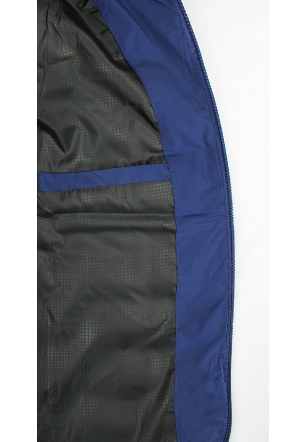 Pako Jeans - Kurtka Jesienno-Zimowa Niebieska z Kapturem, Delikatnie Ocieplana, Pikowana, Męska -PAKO JEANS. Typ kołnierza: kaptur. Kolor: niebieski. Materiał: tkanina, poliester. Sezon: zima, jesień