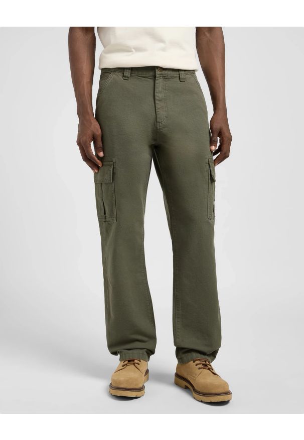 Lee - MESKIE SPODNIE LEE CARGO PANT OAK MOSS 112370611