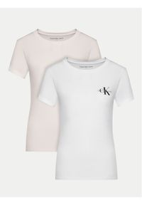 Calvin Klein Jeans Komplet 2 t-shirtów J20J219734 Kolorowy Slim Fit. Materiał: bawełna. Wzór: kolorowy