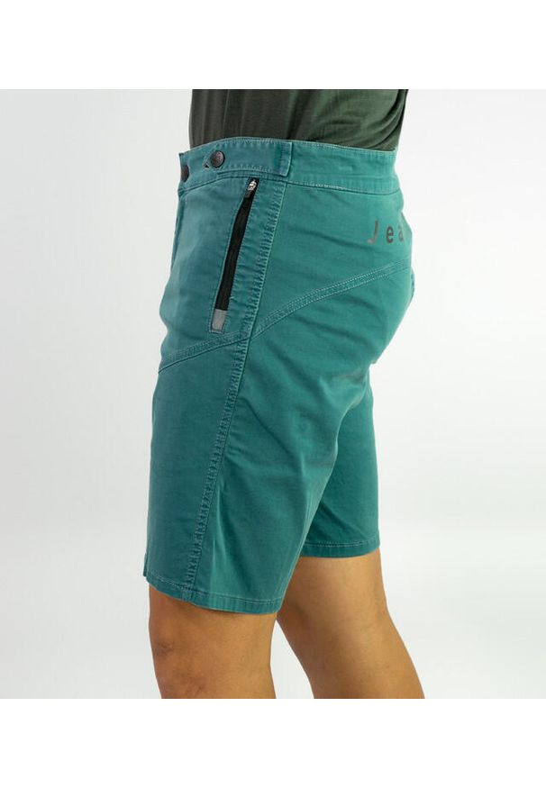 JEANSTRACK - Mountain Bike Pants (MTB) jeździ unisex. Kolor: niebieski. Materiał: lycra, bawełna. Długość: krótkie