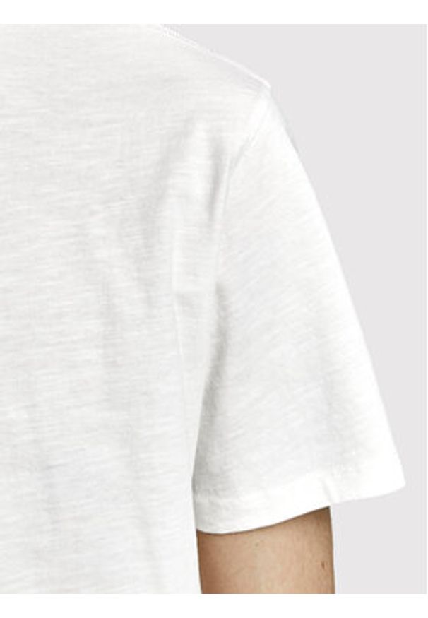 Jack & Jones - Jack&Jones T-Shirt Basher 12182498 Biały Regular Fit. Kolor: biały. Materiał: bawełna