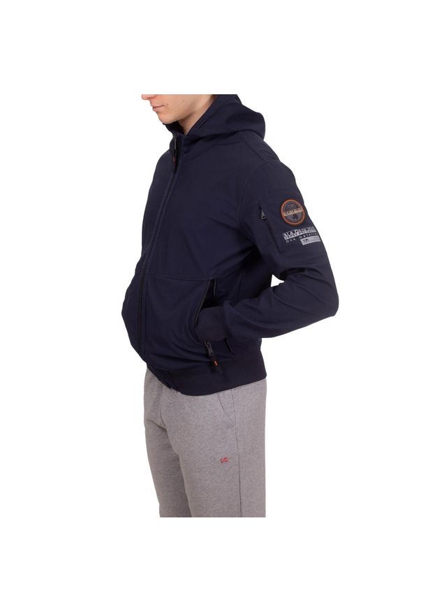 Kurtka męska Napapijri A-Melville. Kolor: niebieski. Sport: turystyka piesza