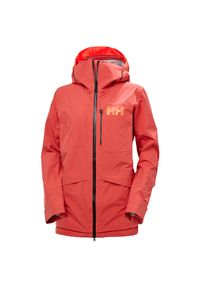 Damska kurtka typu infinity shell Helly Hansen Aurora. Kolor: czerwony. Sezon: zima. Sport: narciarstwo, żeglarstwo #1