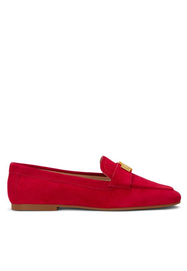 Lauren Ralph Lauren - LAUREN RALPH LAUREN Lordsy 802946809006 Czerwony. Kolor: czerwony. Materiał: zamsz, skóra