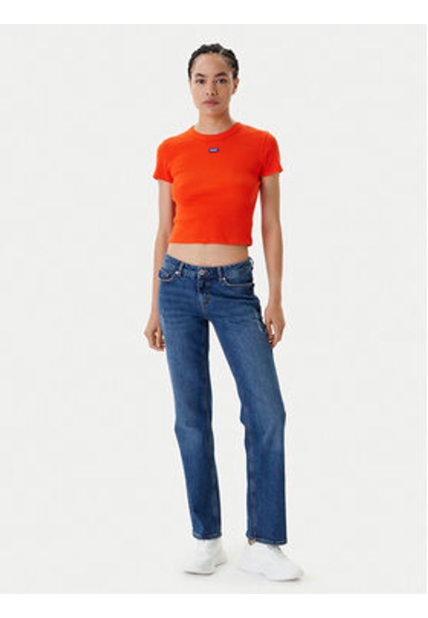 Hugo - HUGO Jeansy Gamera_B 50541565 Niebieski Slim Fit. Kolor: niebieski