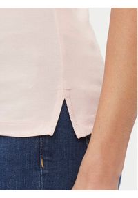 TOMMY HILFIGER - Tommy Hilfiger Polo 1985 WW0WW37823 Różowy Slim Fit. Typ kołnierza: polo. Kolor: różowy. Materiał: bawełna