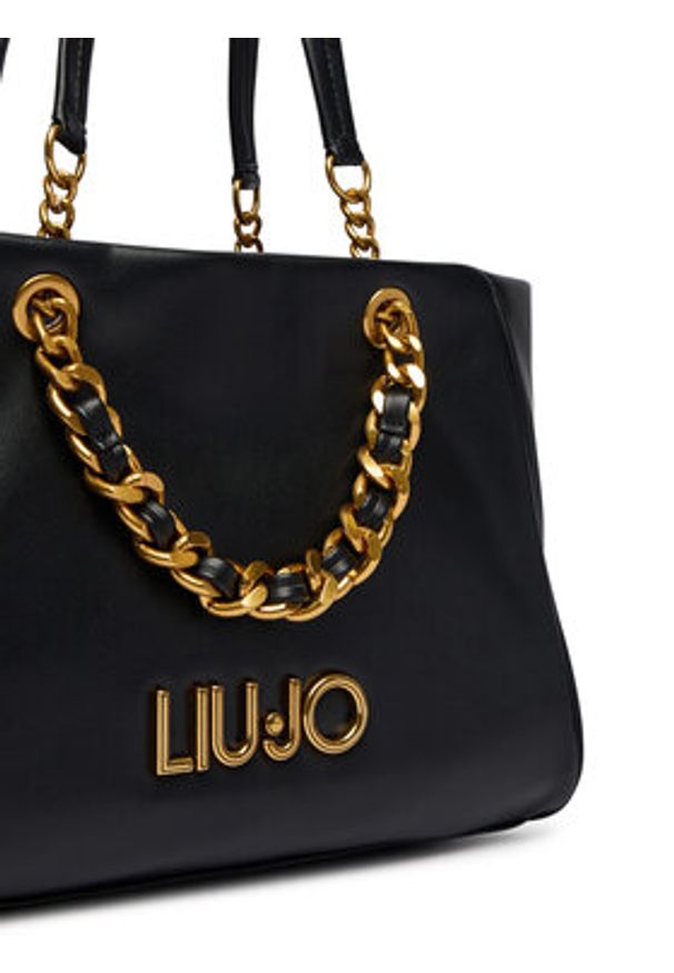 Liu Jo Torebka AA6117 E0958 Czarny. Kolor: czarny. Materiał: skórzane