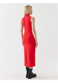 Hugo Sukienka codzienna Nerie 50482713 Czerwony Slim Fit. Okazja: na co dzień. Kolor: czerwony. Materiał: syntetyk. Typ sukienki: proste. Styl: casual #2