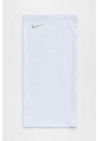 Nike komin kolor niebieski gładki. Kolor: niebieski. Materiał: skóra, materiał. Wzór: gładki #2