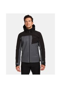 Męska kurtka softshell Kilpi RAVIO-M. Kolor: szary. Materiał: softshell