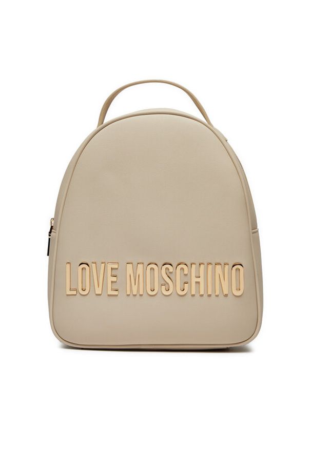 Love Moschino - LOVE MOSCHINO Plecak JC4197PP1LKD0110 Écru. Materiał: skóra