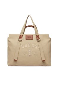 Guess Torba weekendowa HMOSCM P6246 Beżowy jasny. Kolor: beżowy. Materiał: materiał #1