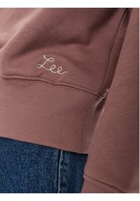 Lee Bluza 112355173 Różowy Regular Fit. Kolor: różowy. Materiał: bawełna #3