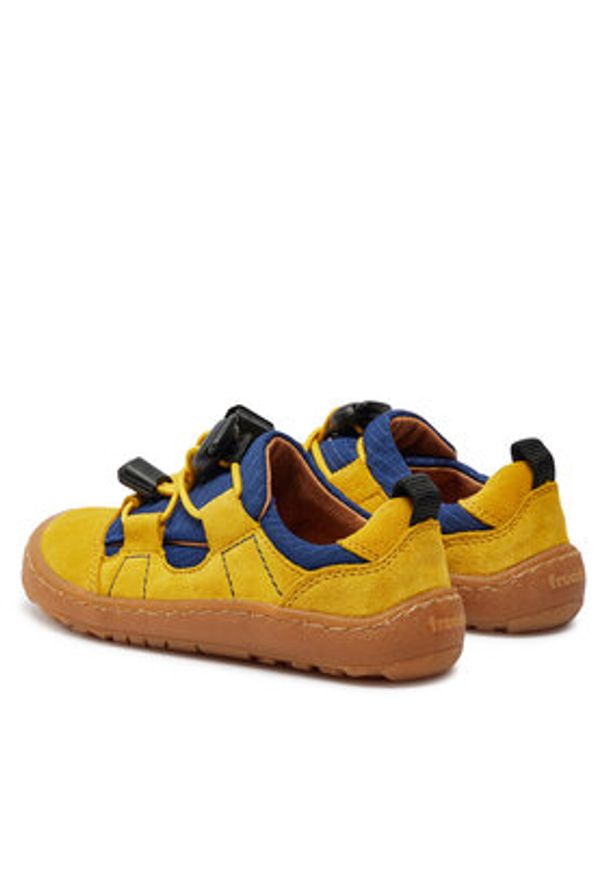 Froddo Sneakersy Barefoot Track G3130243-3 M Żółty. Kolor: żółty. Materiał: materiał