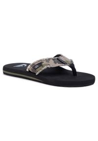 Japonki Quiksilver - AQYL100047 Xgck. Kolor: zielony. Materiał: materiał. Sezon: lato #1