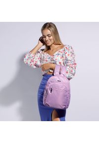 Wittchen - Damski plecak z nylonu mały. Kolor: fioletowy. Materiał: nylon. Styl: elegancki, sportowy #3