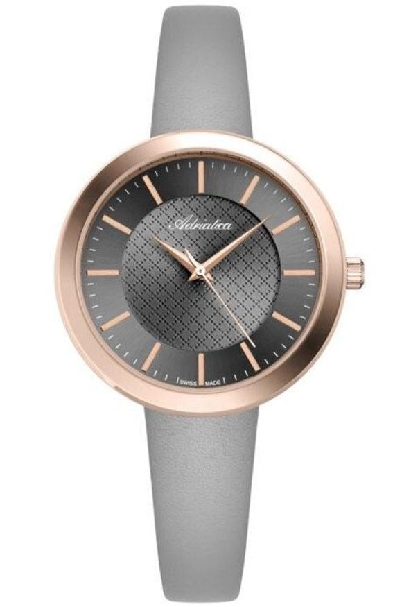 Zegarek damski Adriatica A3646.9217QN szary. Kolor: szary