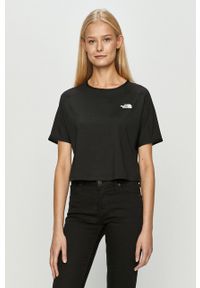 The North Face - T-shirt. Kolor: czarny. Materiał: materiał #1