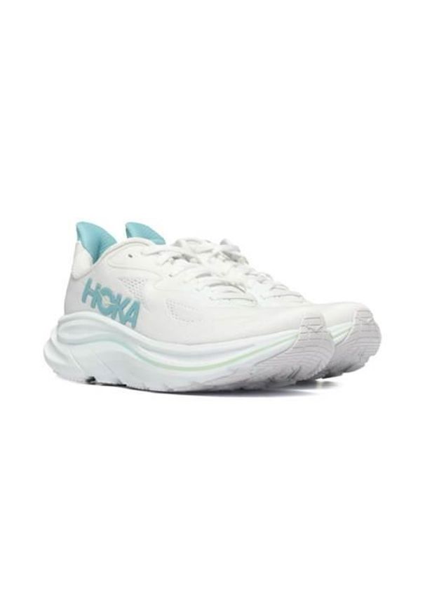 Buty do biegania damskie Hoka One One Clifton 10. Kolor: biały. Materiał: materiał, syntetyk. Sport: bieganie