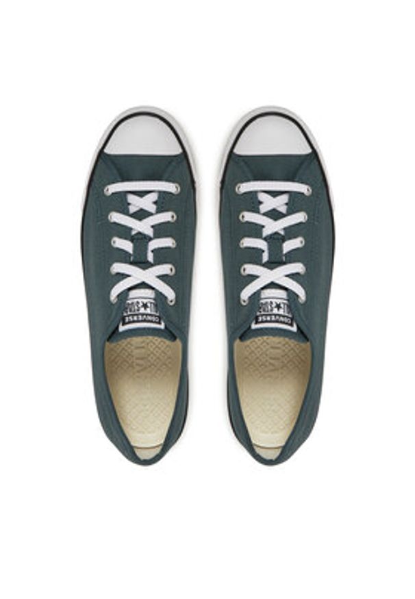 Converse Trampki Chuck Taylor All Star Dainty A12566C Zielony. Kolor: zielony. Materiał: materiał