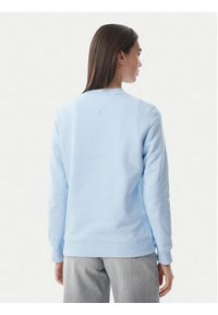 Tommy Jeans Bluza Flag DW0DW22564 Niebieski jasny Regular Fit. Kolor: niebieski. Materiał: bawełna #5