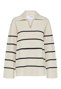 Selected Femme Sweter 16089179 Beżowy. Kolor: beżowy #5