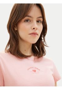 Tom Tailor Denim T-Shirt 1040185 Różowy Regular Fit. Kolor: różowy. Materiał: bawełna #6
