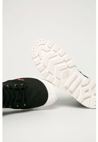 Palladium - Trampki. Nosek buta: okrągły. Zapięcie: sznurówki. Kolor: czarny. Materiał: syntetyk, materiał, guma. Szerokość cholewki: normalna #3