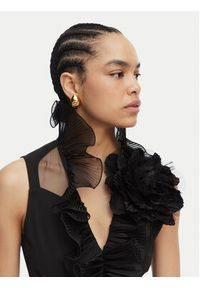 Babylon Sukienka wieczorowa EL0707 Czarny Regular Fit. Kolor: czarny. Materiał: syntetyk. Styl: wizytowy #2