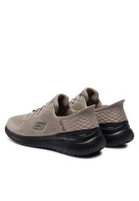 skechers - Skechers Sneakersy Bounder 2.0 232459 Brązowy. Kolor: brązowy. Materiał: materiał #2