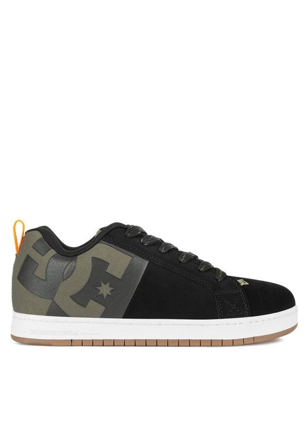 DC Shoes Sneakersy COURT GRAFFIK SQ ADYS100442-BO0 Czarny. Kolor: czarny. Materiał: skóra