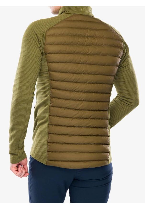 Bluza bez kaptura męska Berghaus Hottar Hybrid Jacket. Typ kołnierza: bez kaptura. Kolor: zielony