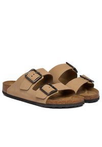 Birkenstock Klapki Arizona Wire Buckle 1031627 Beżowy. Kolor: beżowy. Materiał: nubuk, skóra #5
