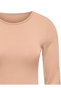 only - ONLY Body Frida 15343926 Beżowy Slim Fit. Kolor: beżowy. Materiał: syntetyk