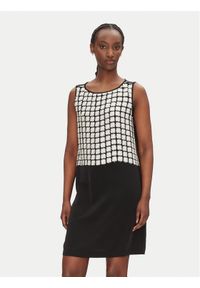 Bruuns Bazaar Sukienka codzienna Nayja BBW4528 Czarny Slim Fit. Okazja: na co dzień. Kolor: czarny. Materiał: syntetyk. Typ sukienki: proste. Styl: casual