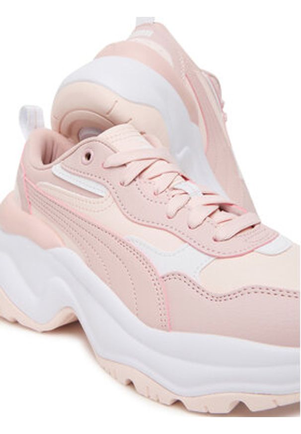 Puma Sneakersy Cilia Wedge 393915 15 Różowy. Kolor: różowy. Materiał: skóra