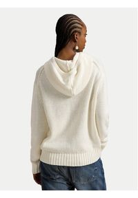 Polo Ralph Lauren Sweter 211A96253001 Écru Relaxed Fit. Typ kołnierza: polo. Materiał: bawełna #3