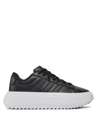 Adidas - Sneakersy adidas. Kolor: czarny. Obcas: na platformie #1